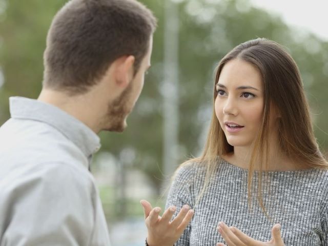 couple communicating