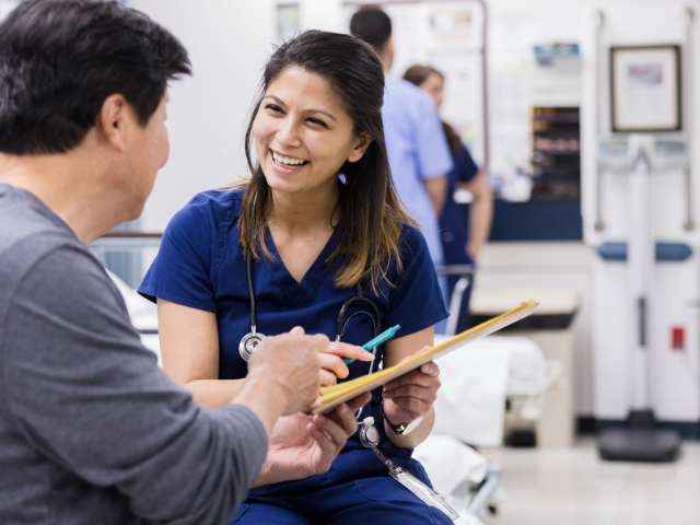 Nurse at work who needs to renew LPN license to continue working